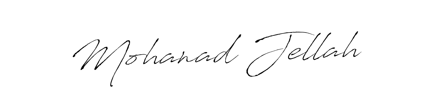 Design your own signature with our free online signature maker. With this signature software, you can create a handwritten (Antro_Vectra) signature for name Mohanad Jellah. Mohanad Jellah signature style 6 images and pictures png