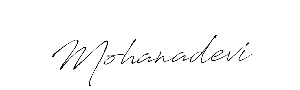 How to make Mohanadevi signature? Antro_Vectra is a professional autograph style. Create handwritten signature for Mohanadevi name. Mohanadevi signature style 6 images and pictures png