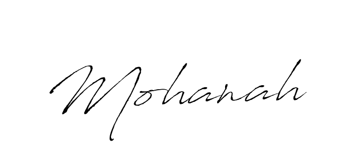 Design your own signature with our free online signature maker. With this signature software, you can create a handwritten (Antro_Vectra) signature for name Mohanah. Mohanah signature style 6 images and pictures png