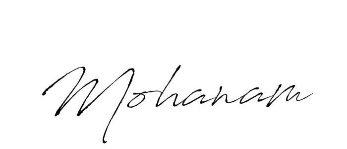 Also we have Mohanam name is the best signature style. Create professional handwritten signature collection using Antro_Vectra autograph style. Mohanam signature style 6 images and pictures png