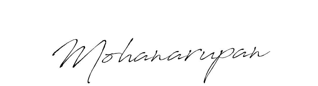 Make a beautiful signature design for name Mohanarupan. With this signature (Antro_Vectra) style, you can create a handwritten signature for free. Mohanarupan signature style 6 images and pictures png