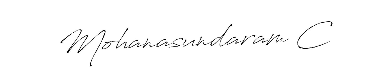 Make a beautiful signature design for name Mohanasundaram C. Use this online signature maker to create a handwritten signature for free. Mohanasundaram C signature style 6 images and pictures png