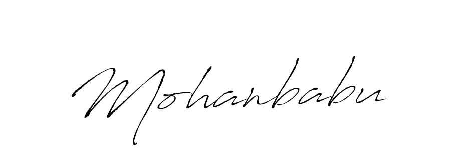 How to make Mohanbabu name signature. Use Antro_Vectra style for creating short signs online. This is the latest handwritten sign. Mohanbabu signature style 6 images and pictures png