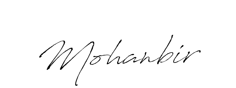 How to make Mohanbir signature? Antro_Vectra is a professional autograph style. Create handwritten signature for Mohanbir name. Mohanbir signature style 6 images and pictures png