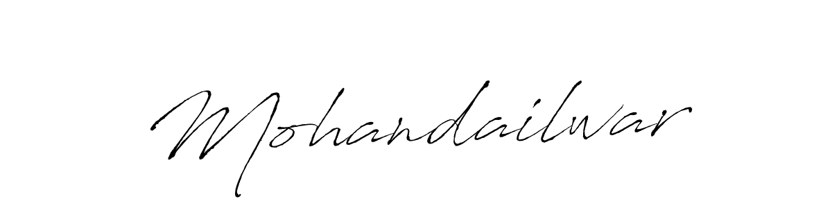 Use a signature maker to create a handwritten signature online. With this signature software, you can design (Antro_Vectra) your own signature for name Mohandailwar. Mohandailwar signature style 6 images and pictures png