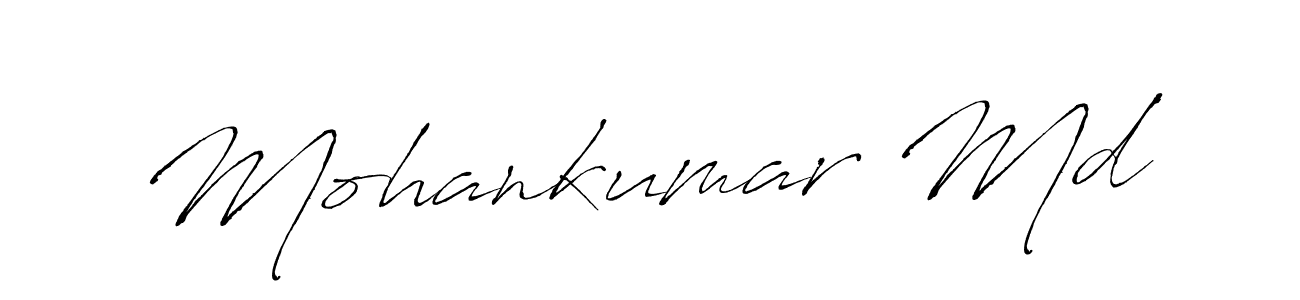 Make a beautiful signature design for name Mohankumar Md. With this signature (Antro_Vectra) style, you can create a handwritten signature for free. Mohankumar Md signature style 6 images and pictures png