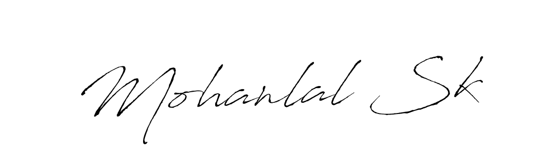 Use a signature maker to create a handwritten signature online. With this signature software, you can design (Antro_Vectra) your own signature for name Mohanlal Sk. Mohanlal Sk signature style 6 images and pictures png