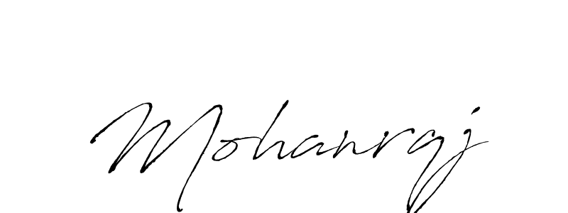 Mohanrqj stylish signature style. Best Handwritten Sign (Antro_Vectra) for my name. Handwritten Signature Collection Ideas for my name Mohanrqj. Mohanrqj signature style 6 images and pictures png