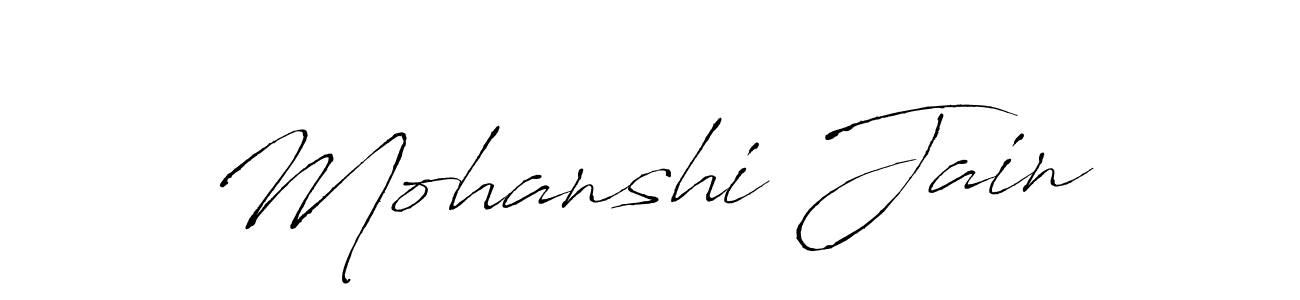 It looks lik you need a new signature style for name Mohanshi Jain. Design unique handwritten (Antro_Vectra) signature with our free signature maker in just a few clicks. Mohanshi Jain signature style 6 images and pictures png