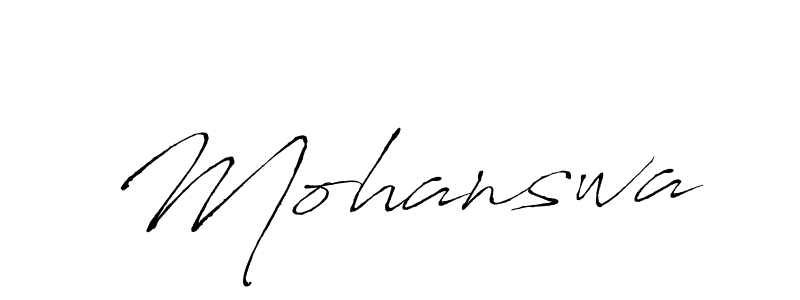 Create a beautiful signature design for name Mohanswa. With this signature (Antro_Vectra) fonts, you can make a handwritten signature for free. Mohanswa signature style 6 images and pictures png