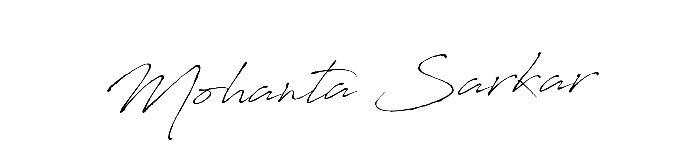 Also we have Mohanta Sarkar name is the best signature style. Create professional handwritten signature collection using Antro_Vectra autograph style. Mohanta Sarkar signature style 6 images and pictures png