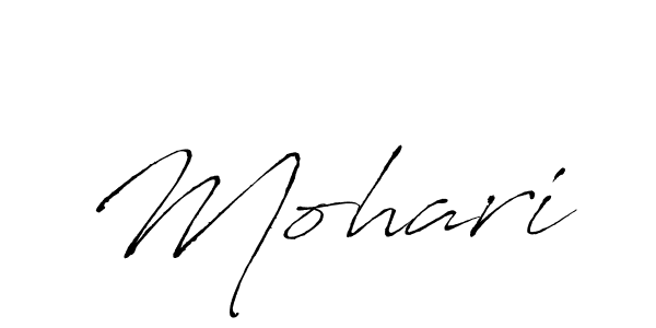 Make a beautiful signature design for name Mohari. With this signature (Antro_Vectra) style, you can create a handwritten signature for free. Mohari signature style 6 images and pictures png