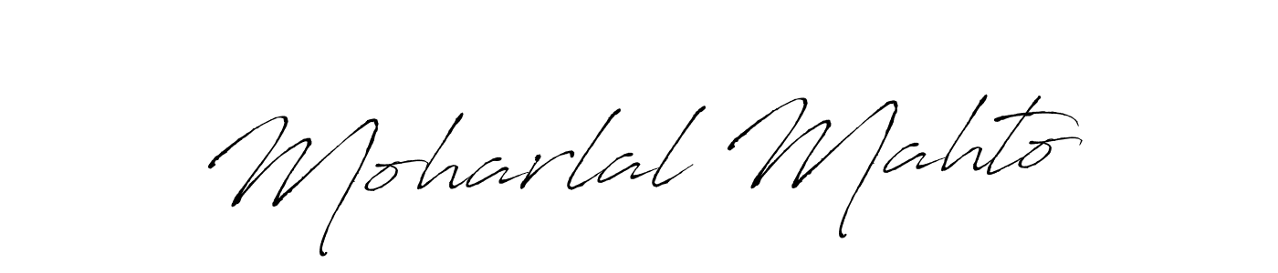 Make a beautiful signature design for name Moharlal Mahto. With this signature (Antro_Vectra) style, you can create a handwritten signature for free. Moharlal Mahto signature style 6 images and pictures png