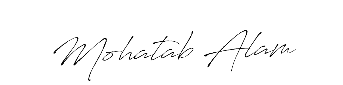 Use a signature maker to create a handwritten signature online. With this signature software, you can design (Antro_Vectra) your own signature for name Mohatab Alam. Mohatab Alam signature style 6 images and pictures png