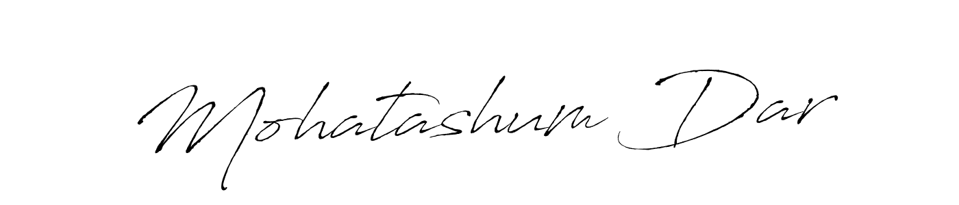 Also we have Mohatashum Dar name is the best signature style. Create professional handwritten signature collection using Antro_Vectra autograph style. Mohatashum Dar signature style 6 images and pictures png
