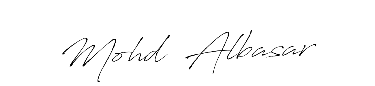 It looks lik you need a new signature style for name Mohd  Albasar. Design unique handwritten (Antro_Vectra) signature with our free signature maker in just a few clicks. Mohd  Albasar signature style 6 images and pictures png