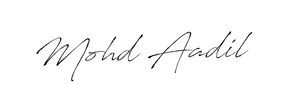 Antro_Vectra is a professional signature style that is perfect for those who want to add a touch of class to their signature. It is also a great choice for those who want to make their signature more unique. Get Mohd Aadil name to fancy signature for free. Mohd Aadil signature style 6 images and pictures png