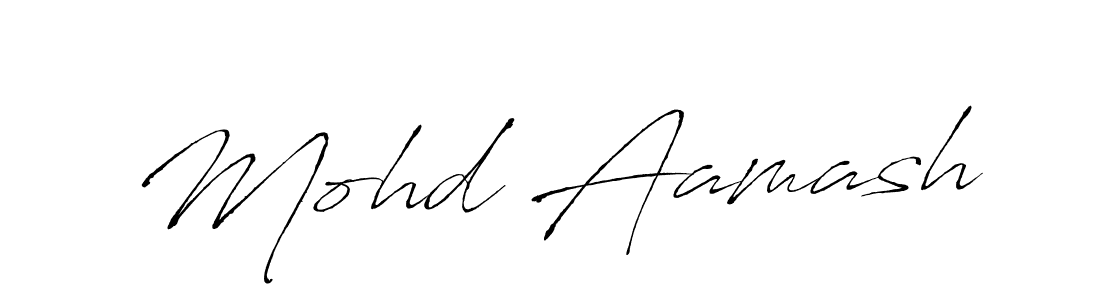 The best way (Antro_Vectra) to make a short signature is to pick only two or three words in your name. The name Mohd Aamash include a total of six letters. For converting this name. Mohd Aamash signature style 6 images and pictures png