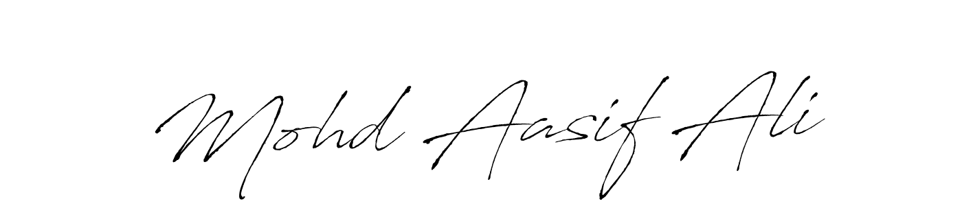 Design your own signature with our free online signature maker. With this signature software, you can create a handwritten (Antro_Vectra) signature for name Mohd Aasif Ali. Mohd Aasif Ali signature style 6 images and pictures png