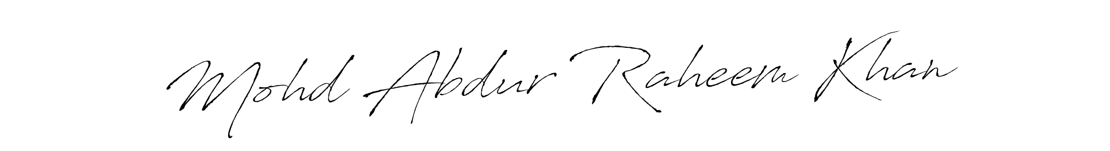 Once you've used our free online signature maker to create your best signature Antro_Vectra style, it's time to enjoy all of the benefits that Mohd Abdur Raheem Khan name signing documents. Mohd Abdur Raheem Khan signature style 6 images and pictures png