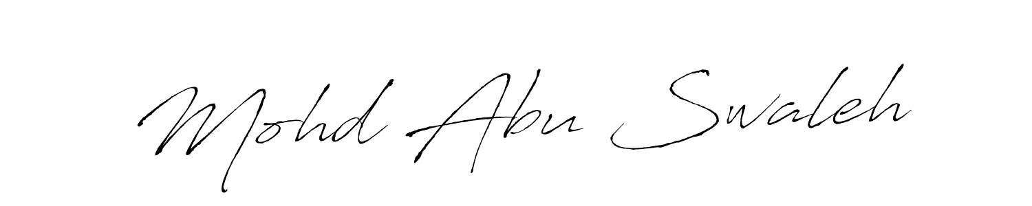 Also we have Mohd Abu Swaleh name is the best signature style. Create professional handwritten signature collection using Antro_Vectra autograph style. Mohd Abu Swaleh signature style 6 images and pictures png