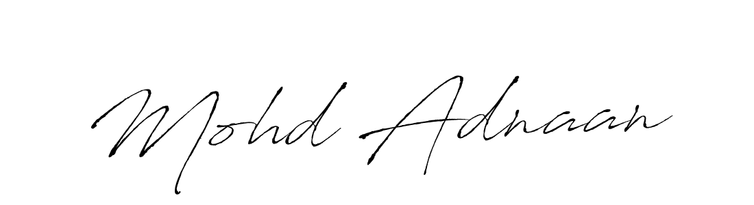 Use a signature maker to create a handwritten signature online. With this signature software, you can design (Antro_Vectra) your own signature for name Mohd Adnaan. Mohd Adnaan signature style 6 images and pictures png