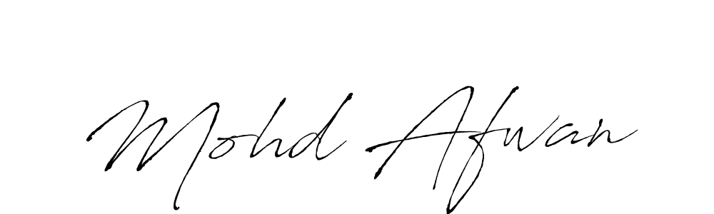 Design your own signature with our free online signature maker. With this signature software, you can create a handwritten (Antro_Vectra) signature for name Mohd Afwan. Mohd Afwan signature style 6 images and pictures png