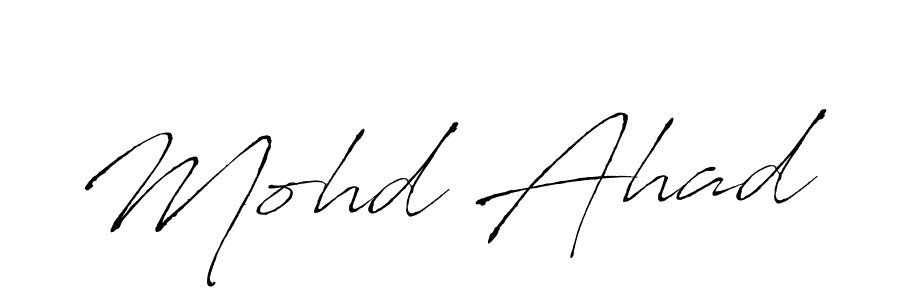 Here are the top 10 professional signature styles for the name Mohd Ahad. These are the best autograph styles you can use for your name. Mohd Ahad signature style 6 images and pictures png