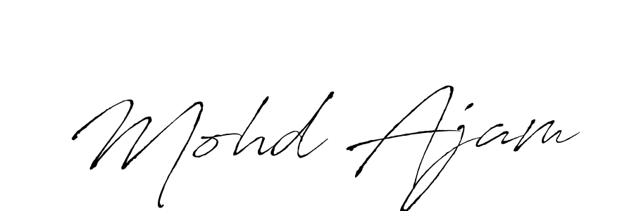 Also You can easily find your signature by using the search form. We will create Mohd Ajam name handwritten signature images for you free of cost using Antro_Vectra sign style. Mohd Ajam signature style 6 images and pictures png