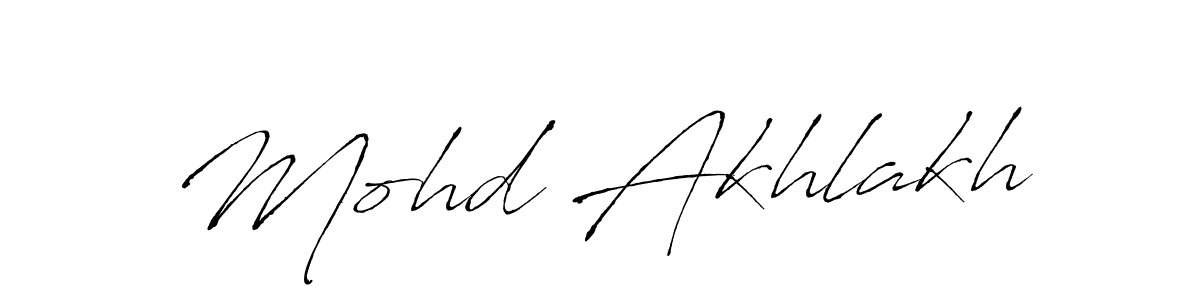 Similarly Antro_Vectra is the best handwritten signature design. Signature creator online .You can use it as an online autograph creator for name Mohd Akhlakh. Mohd Akhlakh signature style 6 images and pictures png