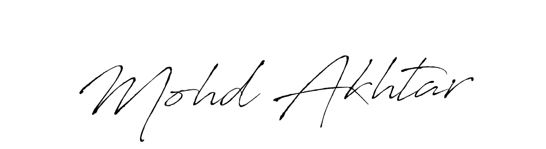 Mohd Akhtar stylish signature style. Best Handwritten Sign (Antro_Vectra) for my name. Handwritten Signature Collection Ideas for my name Mohd Akhtar. Mohd Akhtar signature style 6 images and pictures png