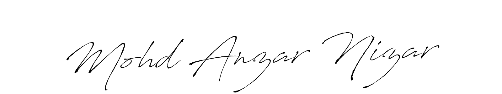 Similarly Antro_Vectra is the best handwritten signature design. Signature creator online .You can use it as an online autograph creator for name Mohd Anzar Nizar. Mohd Anzar Nizar signature style 6 images and pictures png