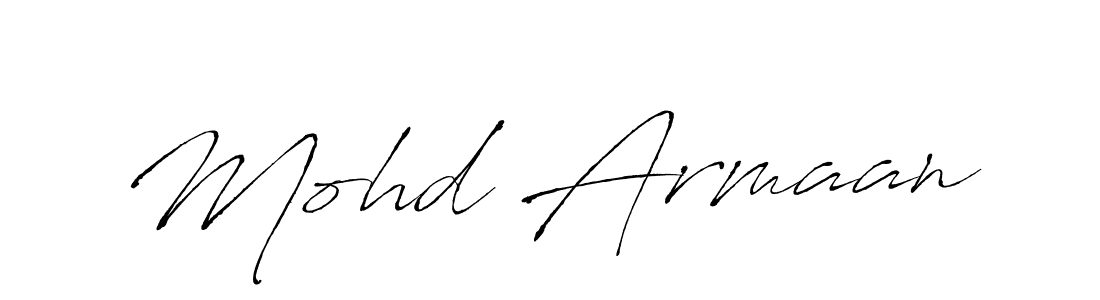 The best way (Antro_Vectra) to make a short signature is to pick only two or three words in your name. The name Mohd Armaan include a total of six letters. For converting this name. Mohd Armaan signature style 6 images and pictures png