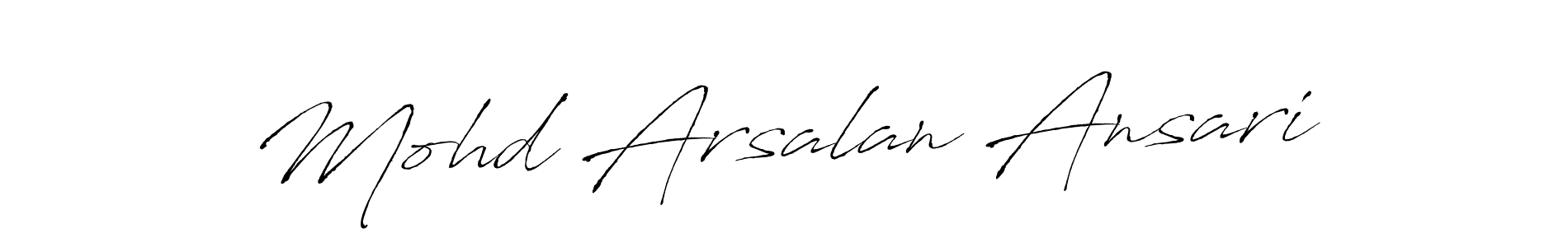 Make a beautiful signature design for name Mohd Arsalan Ansari. Use this online signature maker to create a handwritten signature for free. Mohd Arsalan Ansari signature style 6 images and pictures png