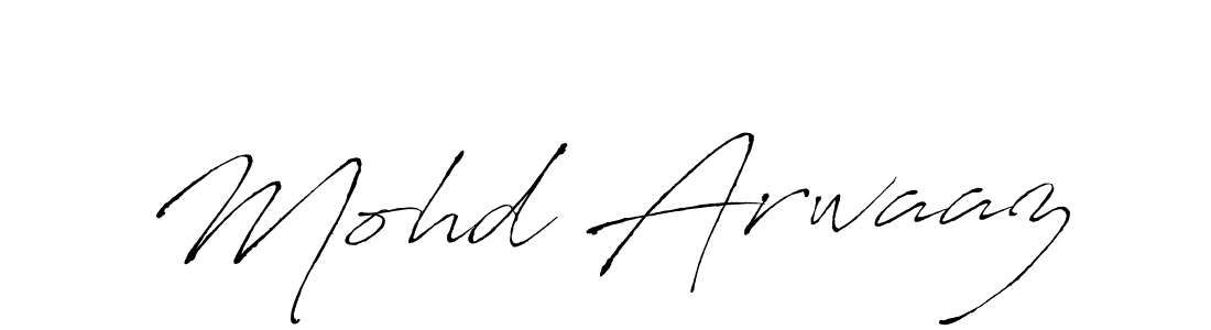Mohd Arwaaz stylish signature style. Best Handwritten Sign (Antro_Vectra) for my name. Handwritten Signature Collection Ideas for my name Mohd Arwaaz. Mohd Arwaaz signature style 6 images and pictures png