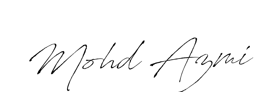 Make a beautiful signature design for name Mohd Azmi. Use this online signature maker to create a handwritten signature for free. Mohd Azmi signature style 6 images and pictures png