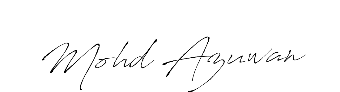 Antro_Vectra is a professional signature style that is perfect for those who want to add a touch of class to their signature. It is also a great choice for those who want to make their signature more unique. Get Mohd Azuwan name to fancy signature for free. Mohd Azuwan signature style 6 images and pictures png