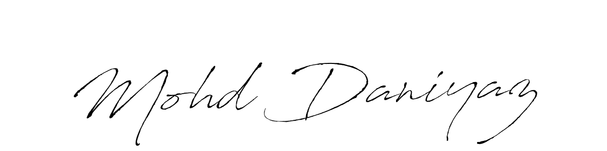 You can use this online signature creator to create a handwritten signature for the name Mohd Daniyaz. This is the best online autograph maker. Mohd Daniyaz signature style 6 images and pictures png