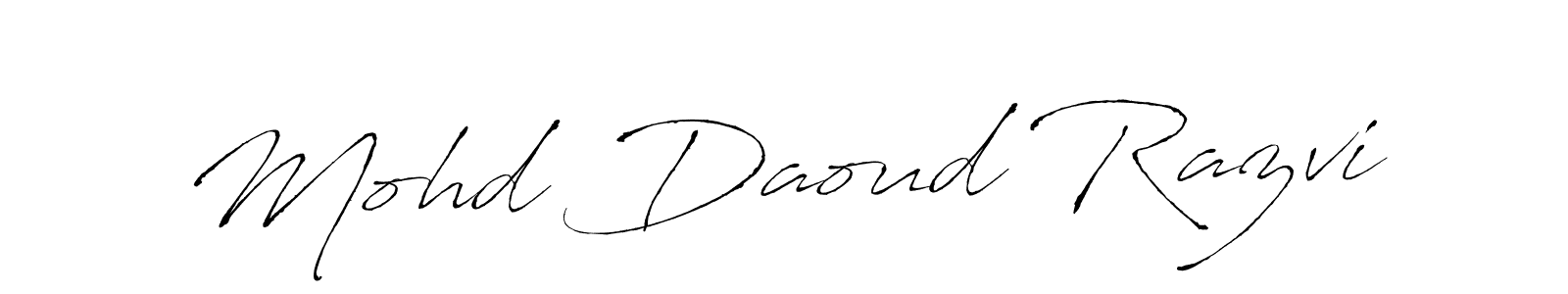 Make a beautiful signature design for name Mohd Daoud Razvi. Use this online signature maker to create a handwritten signature for free. Mohd Daoud Razvi signature style 6 images and pictures png