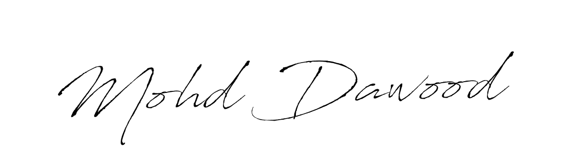 Use a signature maker to create a handwritten signature online. With this signature software, you can design (Antro_Vectra) your own signature for name Mohd Dawood. Mohd Dawood signature style 6 images and pictures png