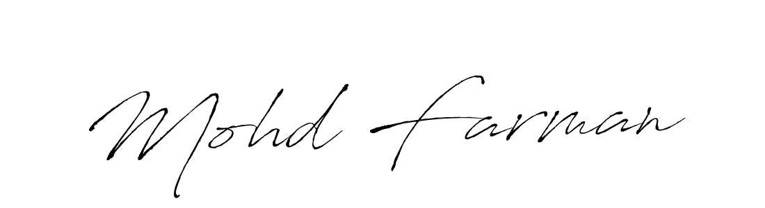 It looks lik you need a new signature style for name Mohd Farman. Design unique handwritten (Antro_Vectra) signature with our free signature maker in just a few clicks. Mohd Farman signature style 6 images and pictures png