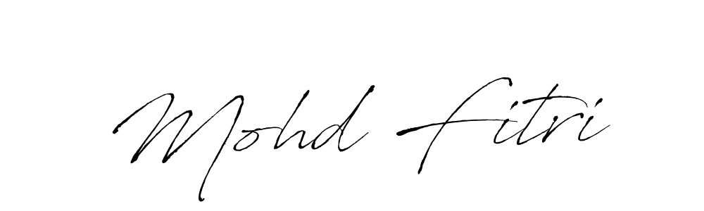 Also we have Mohd Fitri name is the best signature style. Create professional handwritten signature collection using Antro_Vectra autograph style. Mohd Fitri signature style 6 images and pictures png