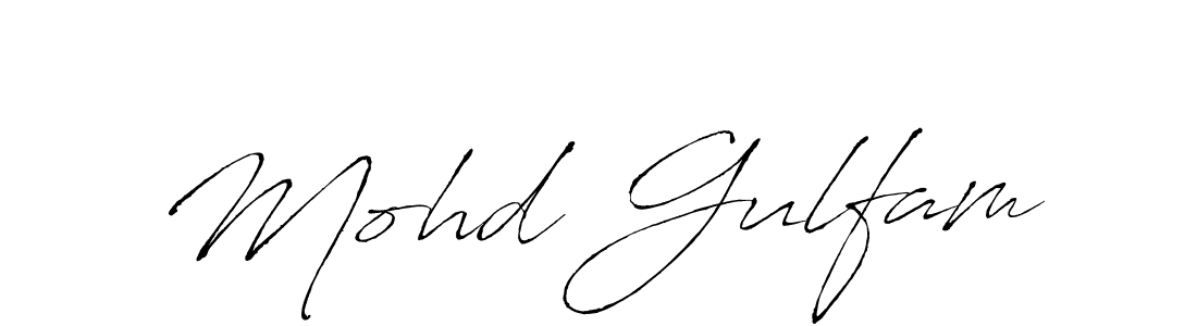 How to make Mohd Gulfam signature? Antro_Vectra is a professional autograph style. Create handwritten signature for Mohd Gulfam name. Mohd Gulfam signature style 6 images and pictures png