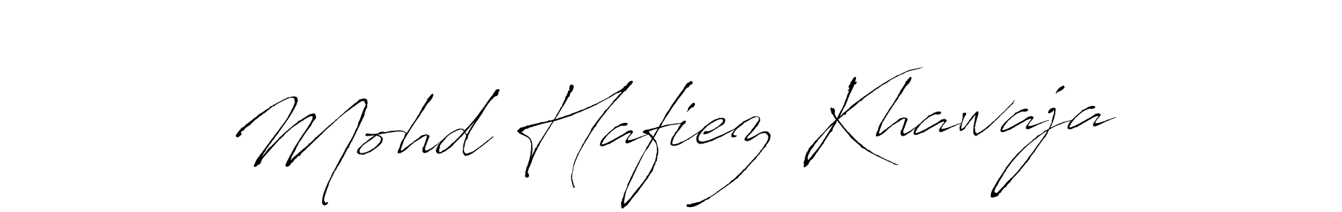 How to make Mohd Hafiez Khawaja signature? Antro_Vectra is a professional autograph style. Create handwritten signature for Mohd Hafiez Khawaja name. Mohd Hafiez Khawaja signature style 6 images and pictures png