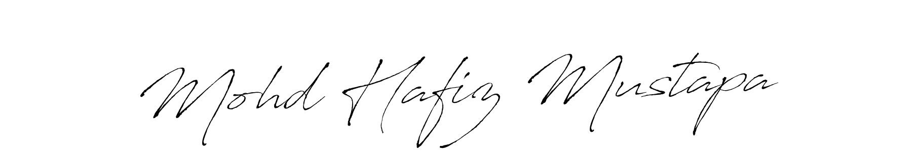 Antro_Vectra is a professional signature style that is perfect for those who want to add a touch of class to their signature. It is also a great choice for those who want to make their signature more unique. Get Mohd Hafiz Mustapa name to fancy signature for free. Mohd Hafiz Mustapa signature style 6 images and pictures png