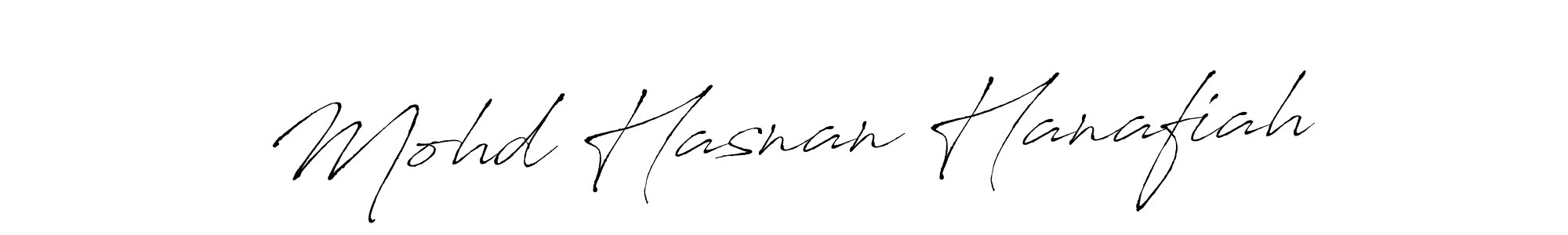 Mohd Hasnan Hanafiah stylish signature style. Best Handwritten Sign (Antro_Vectra) for my name. Handwritten Signature Collection Ideas for my name Mohd Hasnan Hanafiah. Mohd Hasnan Hanafiah signature style 6 images and pictures png