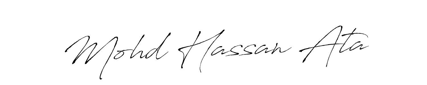 Make a short Mohd Hassan Ata signature style. Manage your documents anywhere anytime using Antro_Vectra. Create and add eSignatures, submit forms, share and send files easily. Mohd Hassan Ata signature style 6 images and pictures png