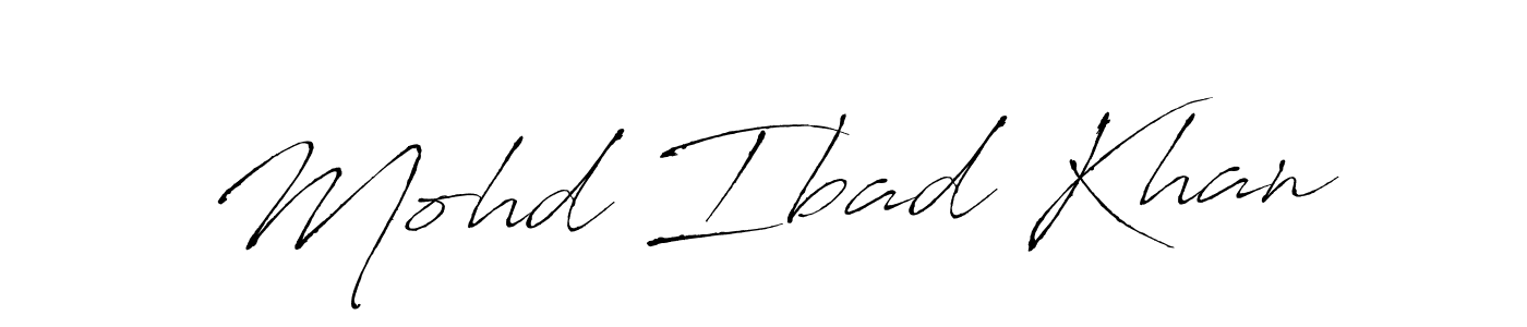 Make a beautiful signature design for name Mohd Ibad Khan. Use this online signature maker to create a handwritten signature for free. Mohd Ibad Khan signature style 6 images and pictures png