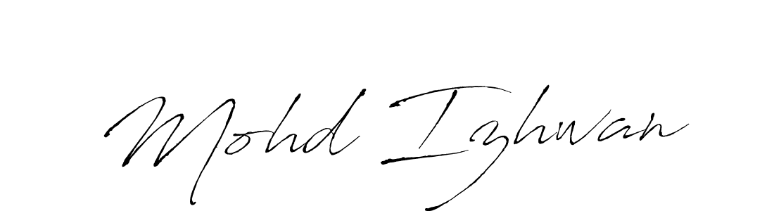 You should practise on your own different ways (Antro_Vectra) to write your name (Mohd Izhwan) in signature. don't let someone else do it for you. Mohd Izhwan signature style 6 images and pictures png