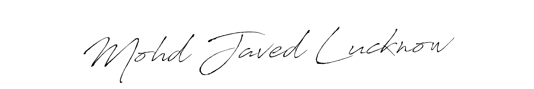 Create a beautiful signature design for name Mohd Javed Lucknow. With this signature (Antro_Vectra) fonts, you can make a handwritten signature for free. Mohd Javed Lucknow signature style 6 images and pictures png